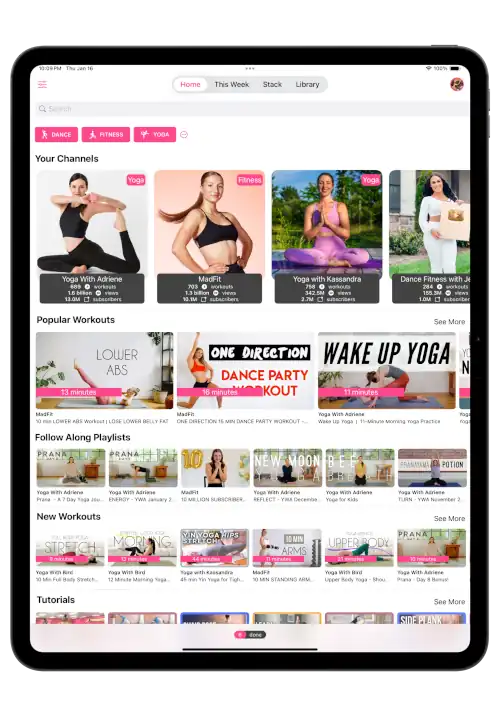 image of ipad layout