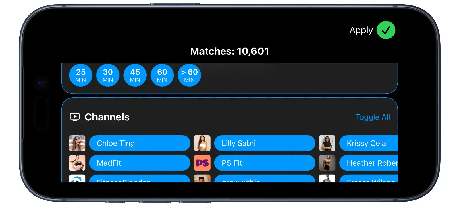 search, sort, filter, and more